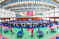 全省第二十五届大学生乒乓球锦标赛开赛